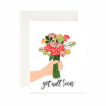 Load image into Gallery viewer, Greeting Card: Get Well Bouquet

