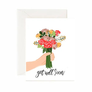 Greeting Card: Get Well Bouquet
