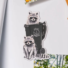 Load image into Gallery viewer, Magnet: Toronto Trash Raccoon
