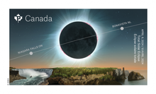 Load image into Gallery viewer, Canadian Postage: 2024 Total Solar Eclipse Booklet
