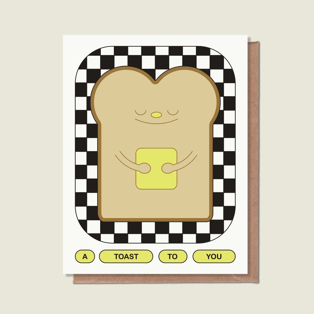 Greeting Card: A Toast To You