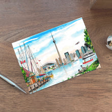 Load image into Gallery viewer, Postcard: Skyline From Toronto Islands
