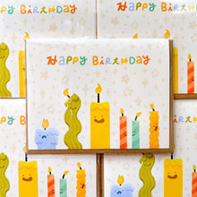 Load image into Gallery viewer, Greeting Card: Happy Birthday Candles
