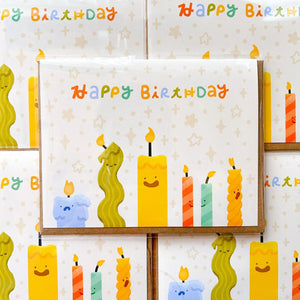 Greeting Card: Happy Birthday Candles
