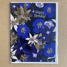 Load image into Gallery viewer, Greeting Card: Happy Birthday (Dark Florals)
