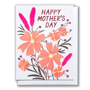 Greeting Card: Mother's Day (Cosmos Florals)