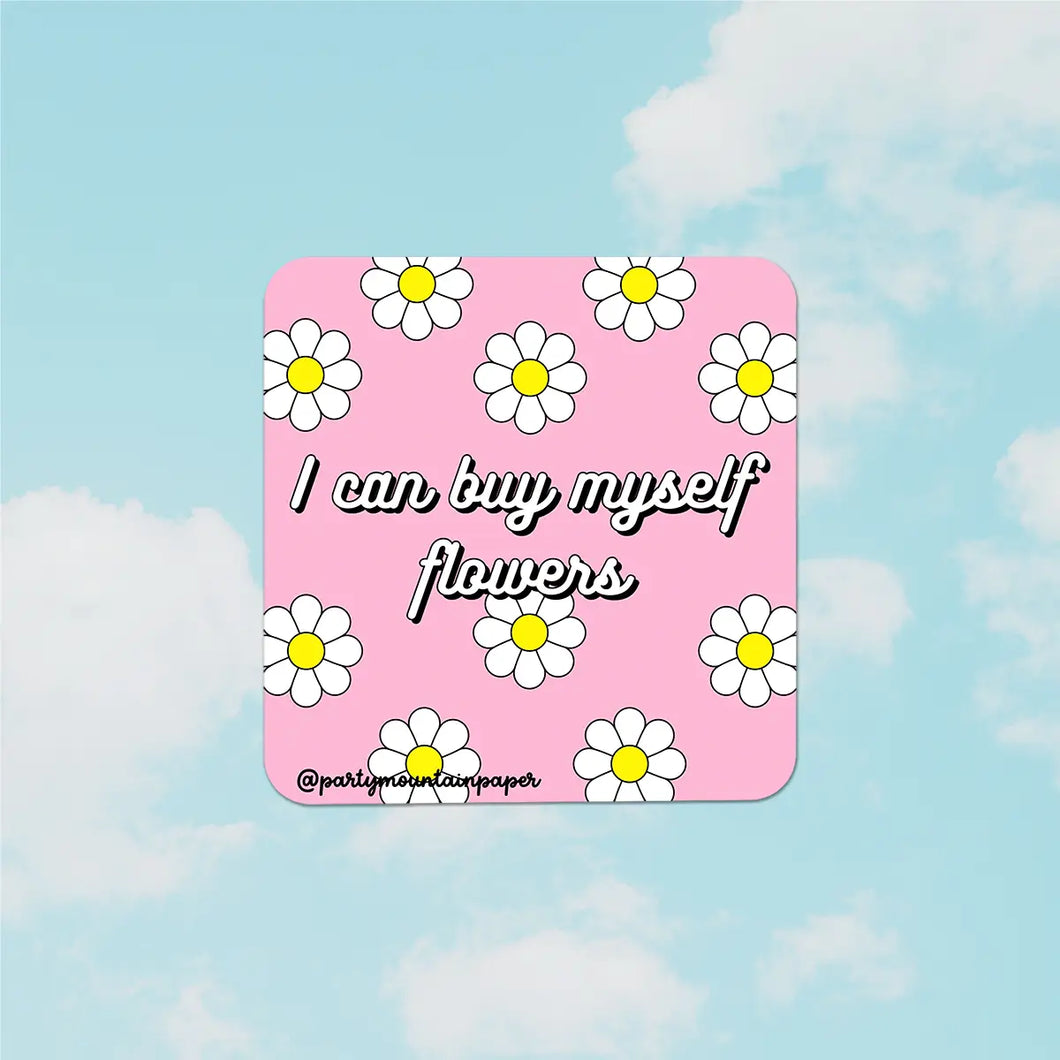 Sticker: Buy Myself Flowers