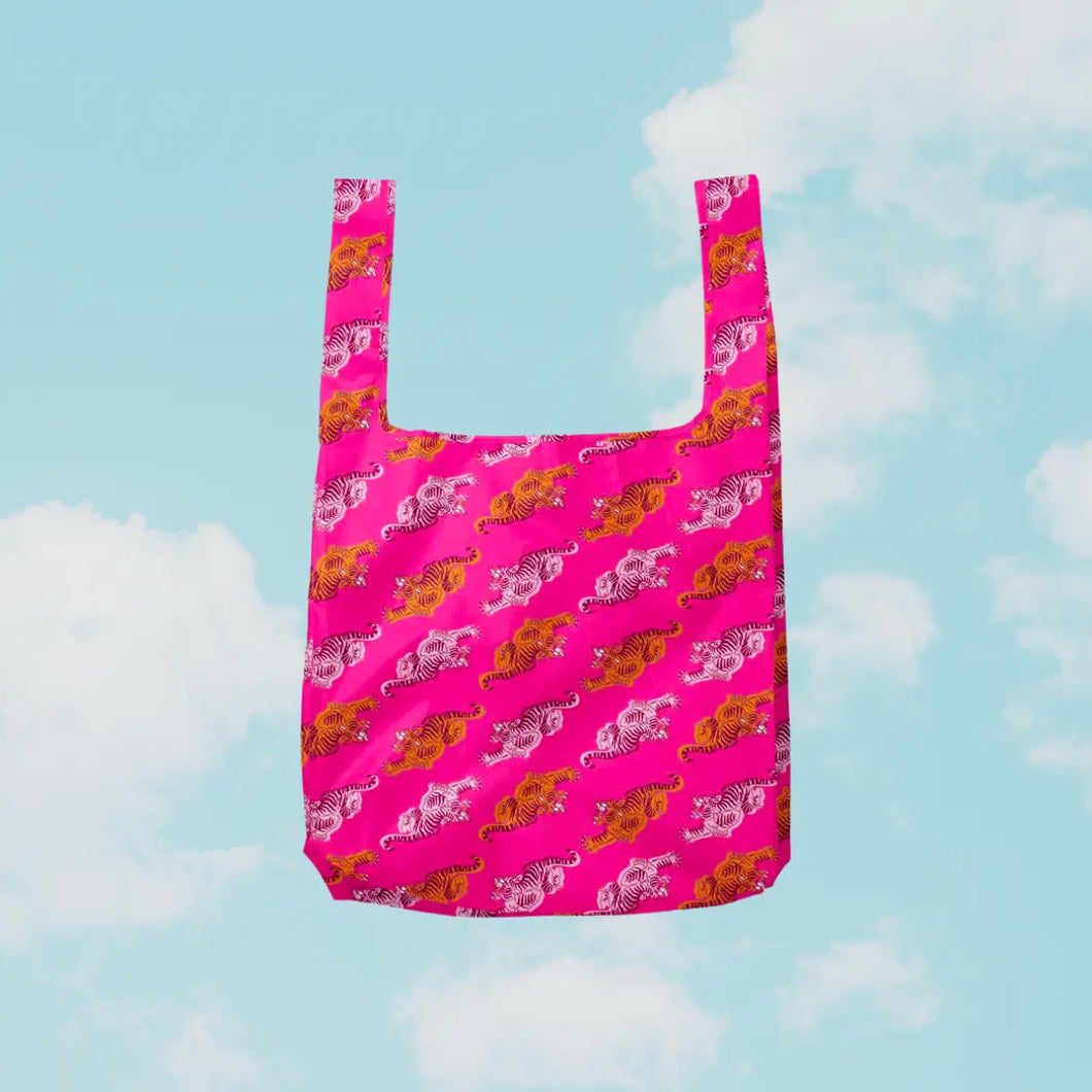 Tote: Tiger Foldable Nylon Tote