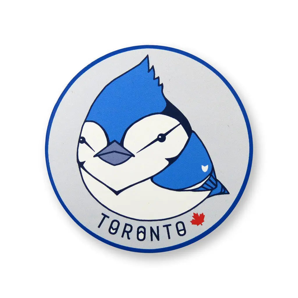 Sticker: Blue Jay (Round)