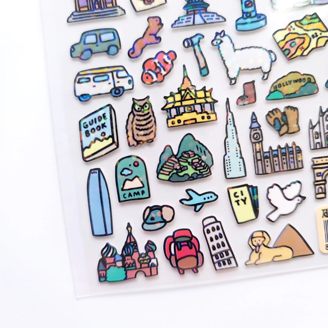 Sticker Sheet: Travel Sticker Sheet