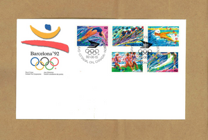 Canada Post Vintage: 1992 Barcelona Olympics First Day Cover