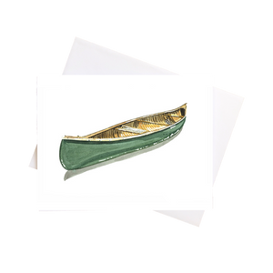 Greeting Card: Canoe