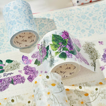 Load image into Gallery viewer, Washi Tape: Purple Lilac - Wide

