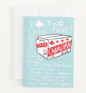 Greeting Card: Two-Four