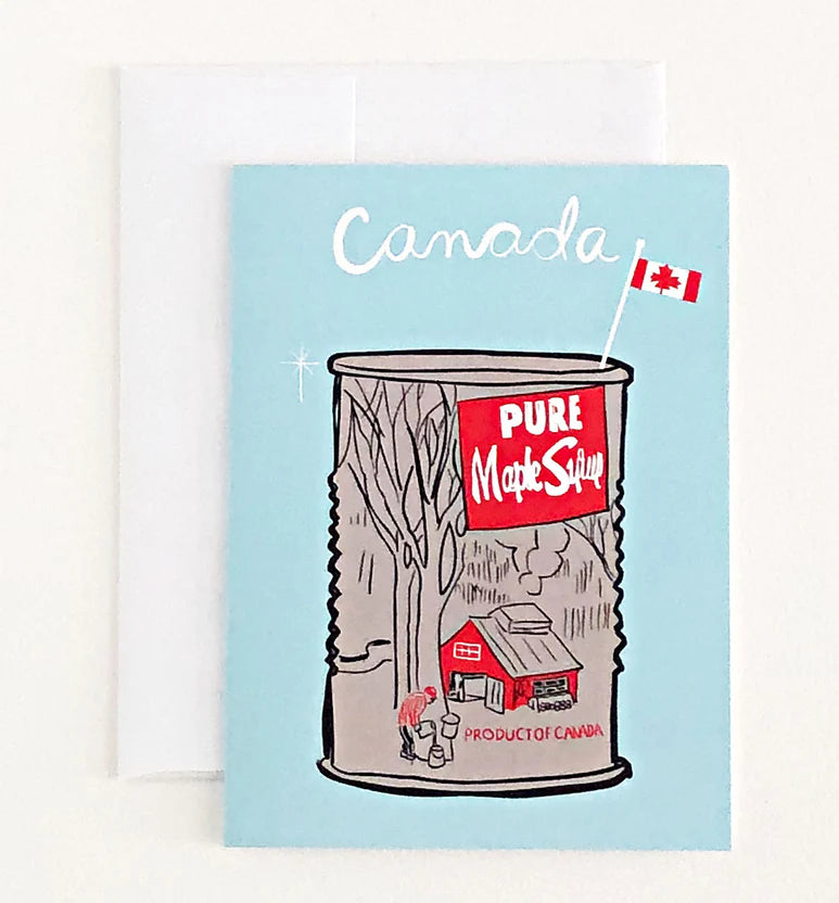 Greeting Card: Pure Maple Syrup