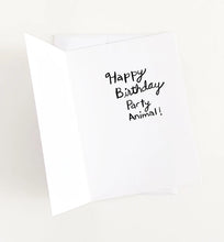 Load image into Gallery viewer, Greeting Card: Birthday Raccoon
