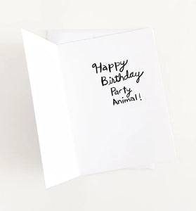 Greeting Card: Birthday Raccoon