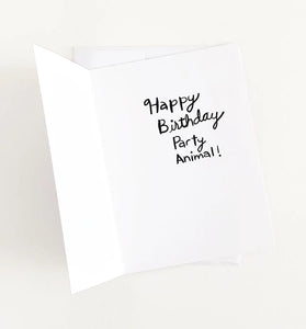 Greeting Card: Toronto Birthday Raccoon