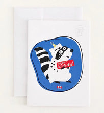 Load image into Gallery viewer, Greeting Card: Toronto Birthday Raccoon
