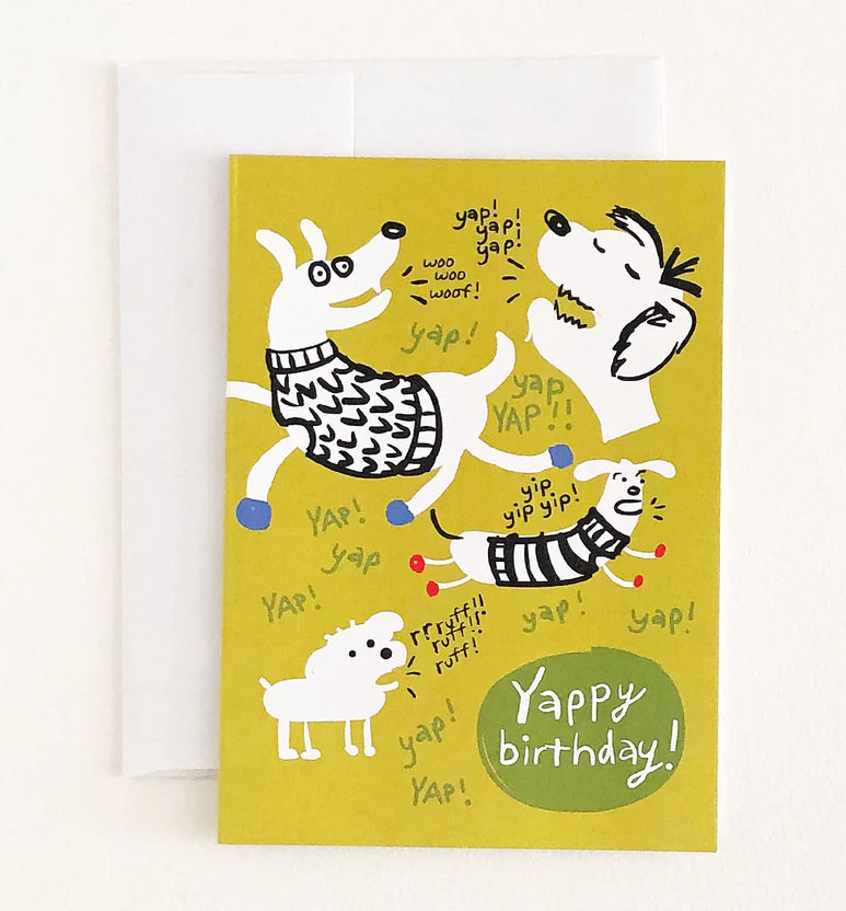 Greeting Card: Yappy Birthday!