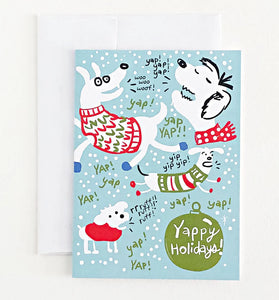 Greeting Card: Yappy Holidays!