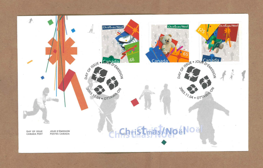 Canada Post Vintage: 2003 Canada Post Christmas First Day Cover