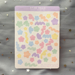 Sticker Sheet: Star Confetti