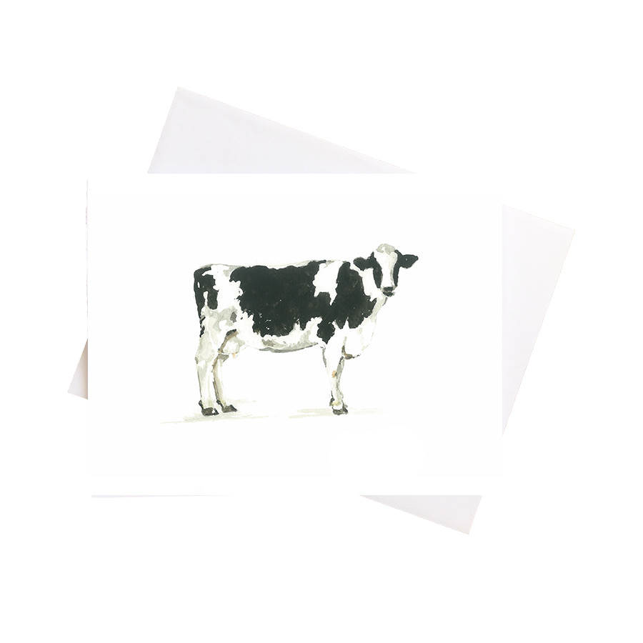 Greeting Card: Cow