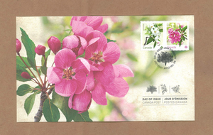 Canada Post Vintage: 2021 Crabapple Blossoms First Day Cover