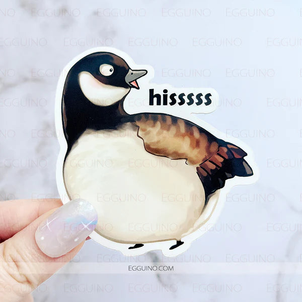 Sticker: Canadian Goose Hiss