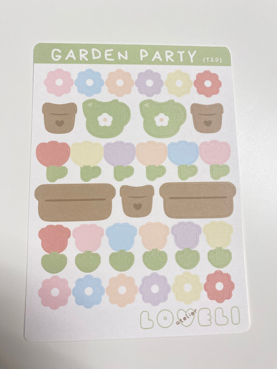 Sticker Sheet: Garden Party