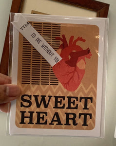 Greeting Card: SWEET HEART PULL-TAB