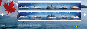 Canadian Postage: 2023 Ferries Domestic Stamps