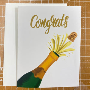 Greeting Card: Congrats Bottle