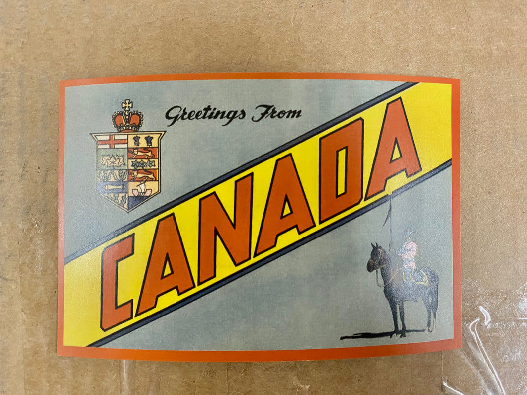 Postcard: LARGE LETTER CANADA