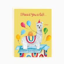 Load image into Gallery viewer, Greeting Card: Birthday Alpaca
