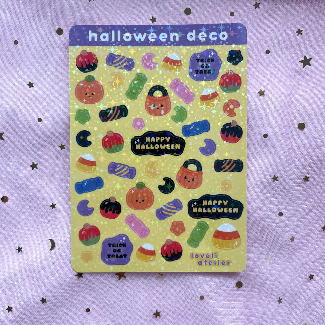 Sticker Sheet: Holographic Halloween