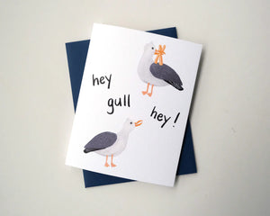 Greeting Card: Hey Gull Hey!