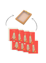 Load image into Gallery viewer, Boxed Greeting Cards: Holiday Bear Tree
