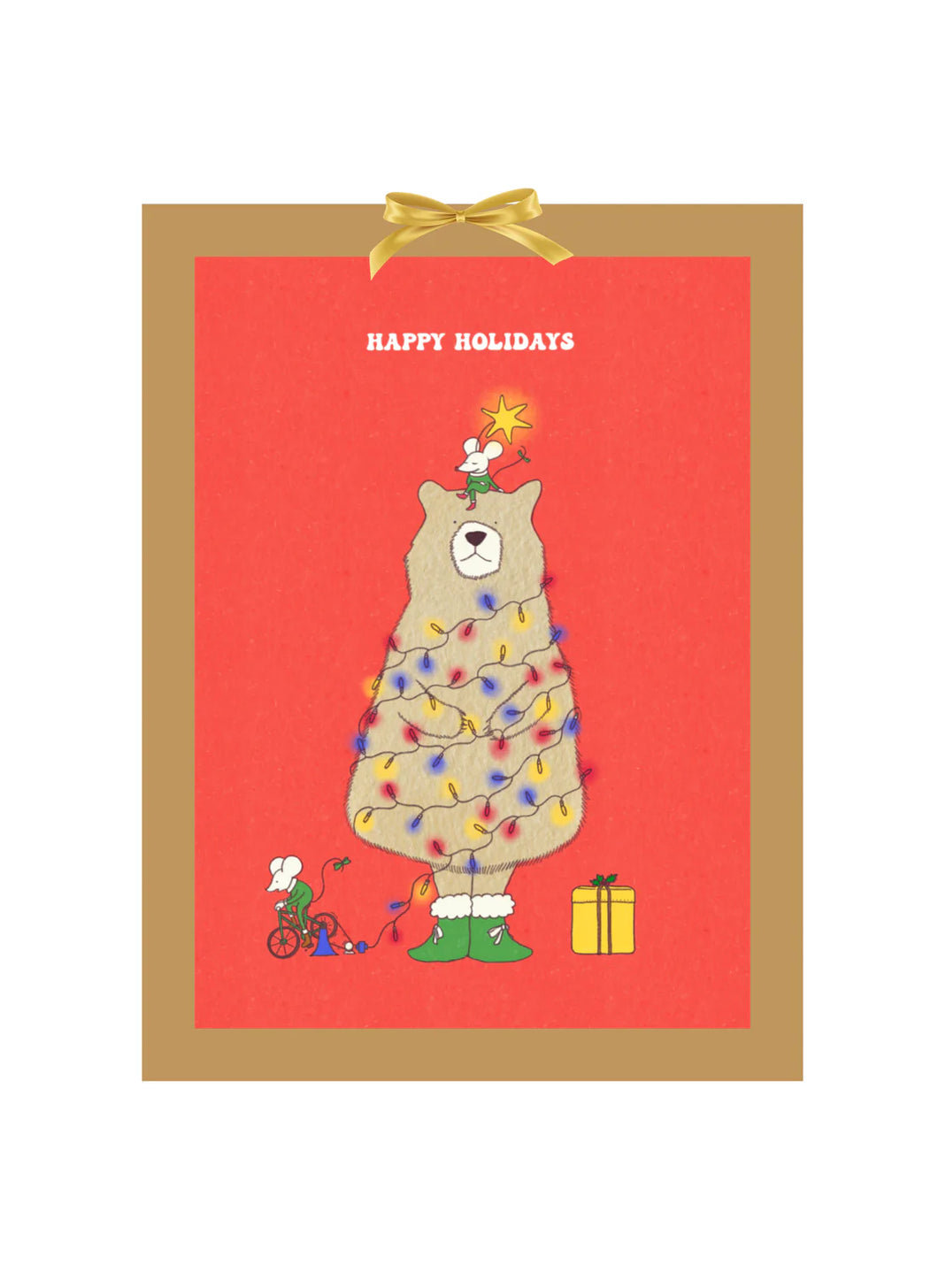 Boxed Greeting Cards: Holiday Bear Tree