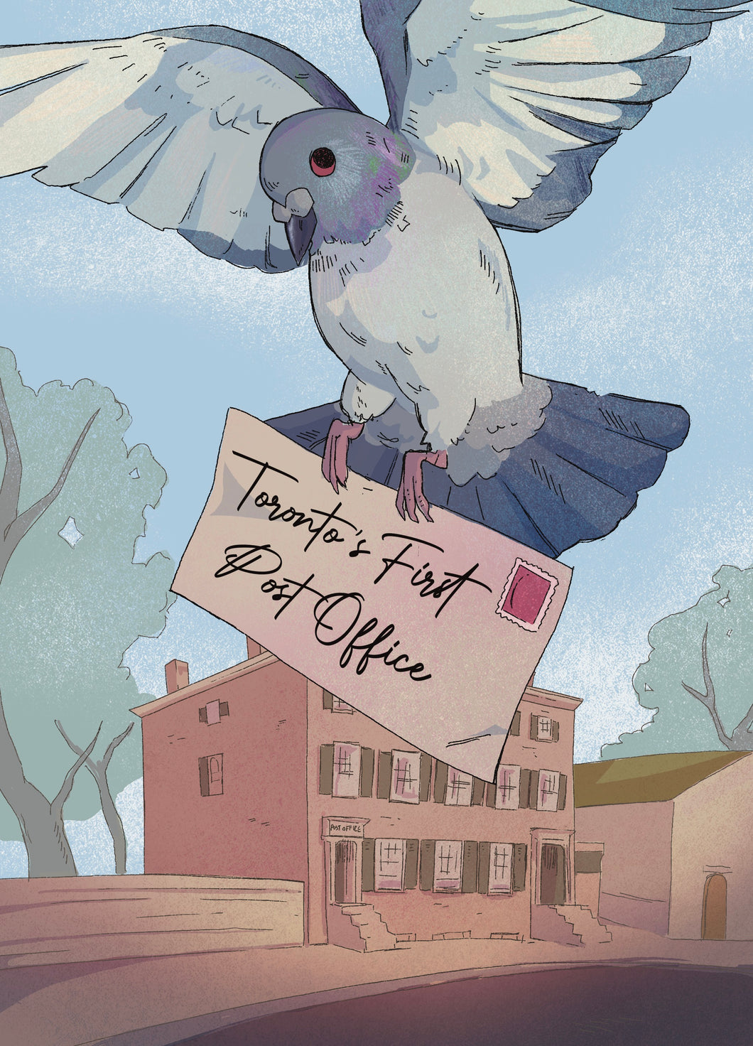 Postcard: Carrier Pigeon