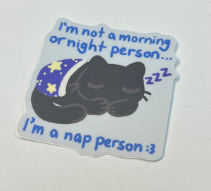 Sticker: i'm not a morning person