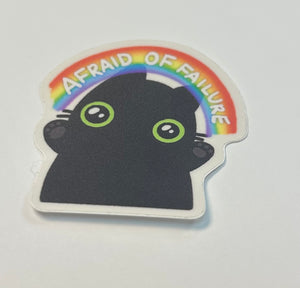 Sticker: afraid of failure