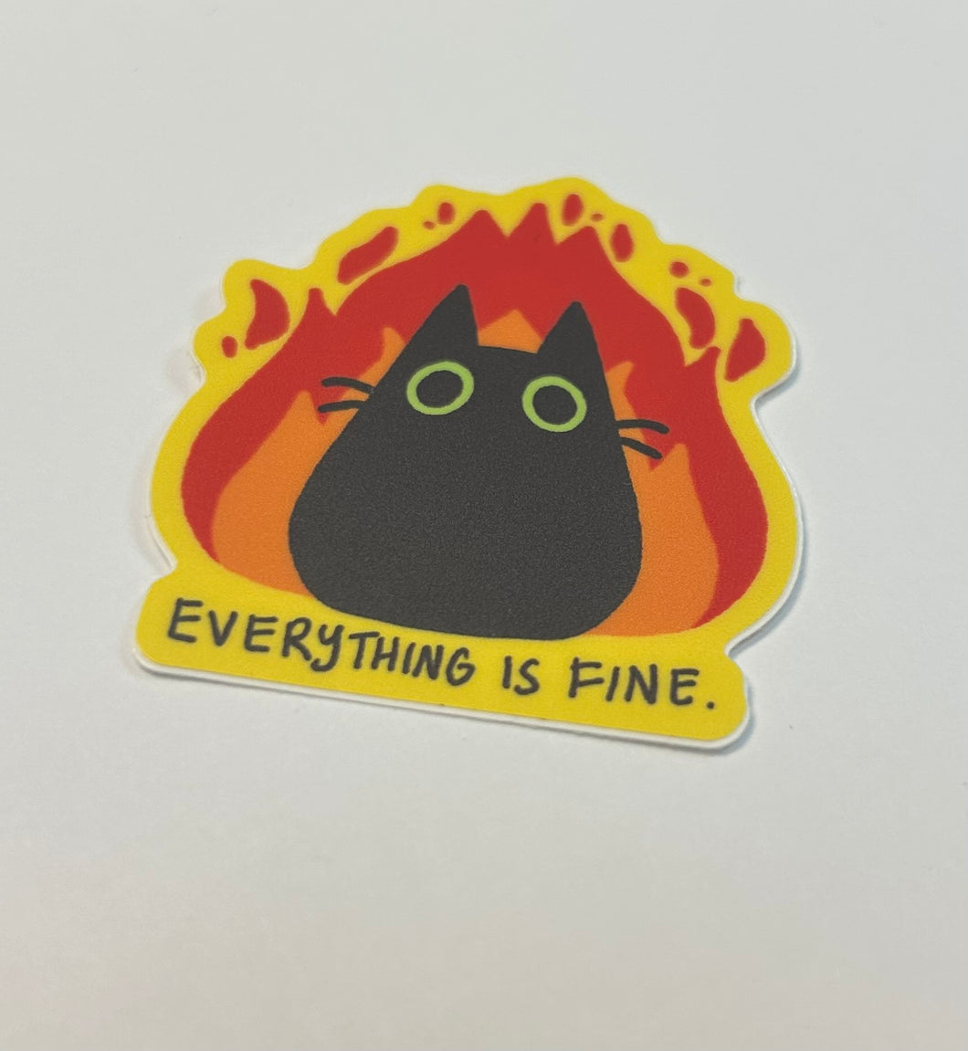 Sticker: everything is fine