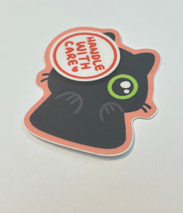 Sticker: handle with care