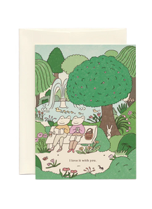 Greeting Card: Love in the Park