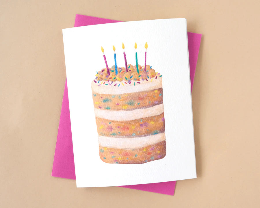 Greeting Card: Confetti Cake