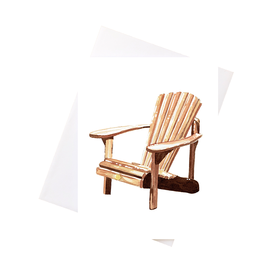 Greeting Card: Muskoka Chair