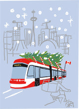 Load image into Gallery viewer, Greeting Card: TTC Holiday Streetcar
