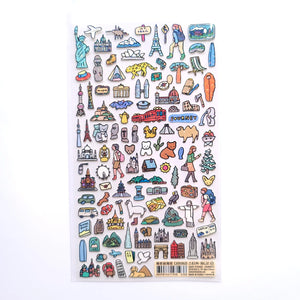Sticker Sheet: Travel Sticker Sheet